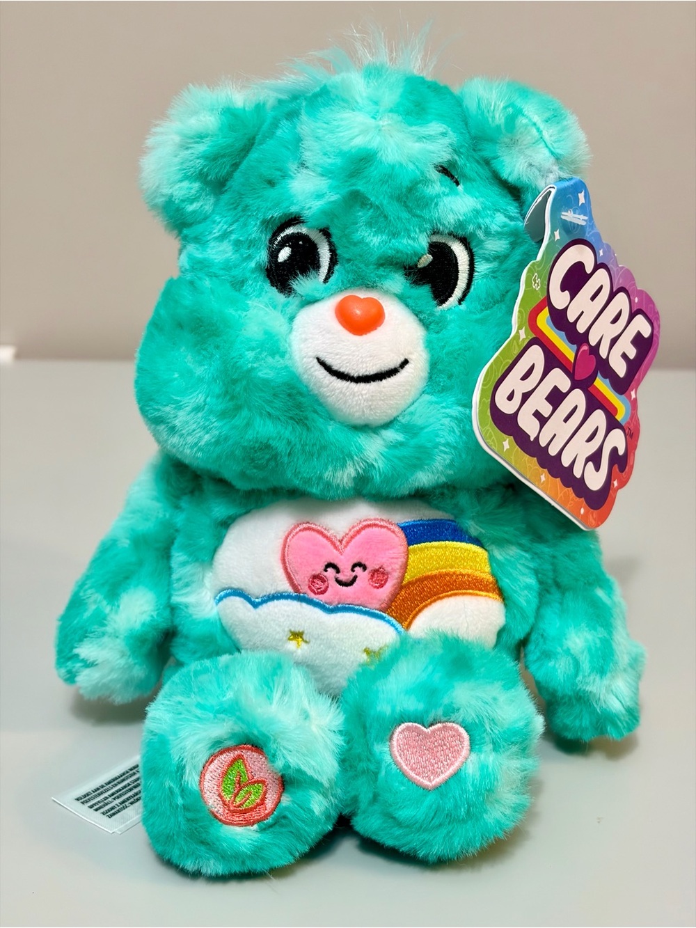 Care Bears Fun Size Fuzzy (2026) “Bashful Heart Bear” 9” Plush Care Bear